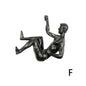 Athlete Rock Climbing Man Resin Background Wall Hanging Decoration Sculpture Statue Figures Creative Rock Climber Statue Pendant