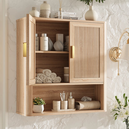 Bathroom Storage Cabinet with Adjustable Shelves, Over The Toilet Organizer for Laundry Room, Kitchen & Living Room, Medicine Ca