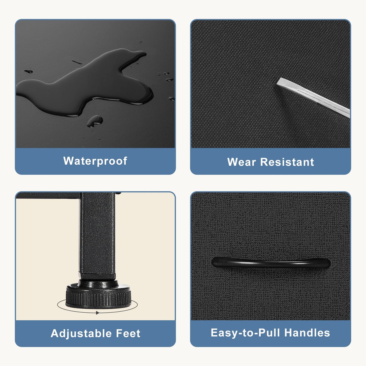 Dresser For Bedroom With 7 Fabric Drawers Organizer Storage Closet Chest Clothes For Living Room Display Cabinet Of Furniture