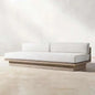 Japanese Style Waterproof and Sunscreen Garden Sofa, Minimalist Designer, Modern Garden Sofa, Artistic Outdoor Furniture, Divano