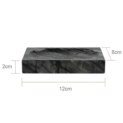 Tree Black Natural Marble Set for Bathroom Luxury Toothbrush Holder Soap Dispenser Soap Dish Tray Bathroom Accessories Sets