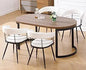 Khaki Dining Chairs Set of 4, Mid Century Modern Kitchen Chairs with Bronze Metal Legs/Curved Open Back, Chenille Fabric Side Ch