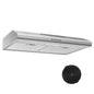 24in Under Cabinet 280CFM Stainless 3-Way Vent,LED Bulb,3-Speed, Easy Clean, A++ Energy 120V Range Hood