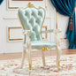 European Solid Wood Dining Chair Princess Lazy Throne Luxury Lounge Chair Fashion Butterfly Ergonomic Muebles Entrance Furniture