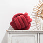 Lilac Decorative Throw Knot Pillow Ball for Home Chair Sofa Couch Bed Aesthetic Round Velvet Knotted Pillow Cushion Gift