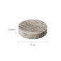 Grigio Travertino Bathroom Accessories Sets Vintage Marble Soap Holder Soap Dispenser Vanity Tray Bathroom Set