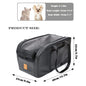 Dog Car Seat Puppy Booster Seat Fits Small Dogs Removable Cushion Safety Hook Installs on Armrest Console Breathable