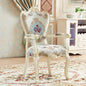 European Solid Wood Dining Chair Princess Lazy Throne Luxury Lounge Chair Fashion Butterfly Ergonomic Muebles Entrance Furniture