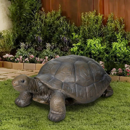 Charming turtle statues of concrete Durable and decorative lawn,garden ornaments perfect create welcoming atmosphere