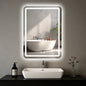 20x28 inch LED Bathroom Mirror Vanity Mirrors with Backlit Lights Fogless Makeup Mirror Wall Mounted