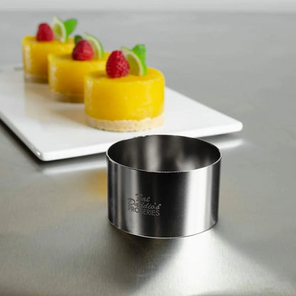 Round Cake Pastry Ring Stainless Steel Baking Tool Oven Freezer