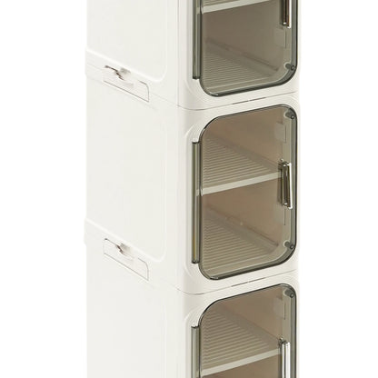 5-Tier Tall Narrow Storage Cabinet Slim Storage Cabinet with Wheels for Small Space, Bathroom, Kitchen, Laundry