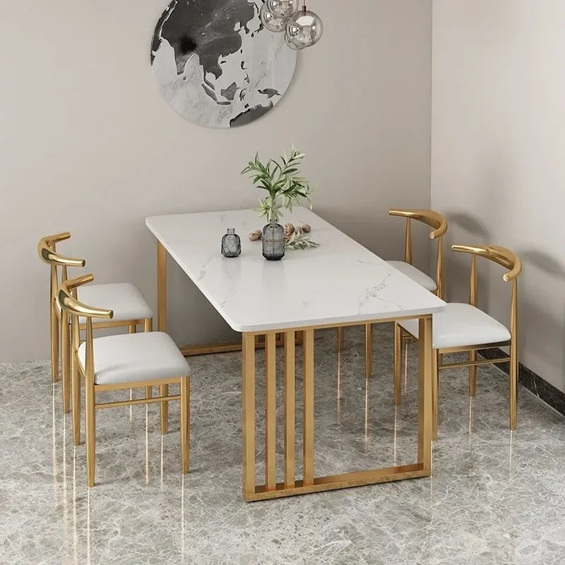luxury kitchen furniture dining set bedroom set furniture diningset 6 chairs with table conference tables & chairs modern Nordic