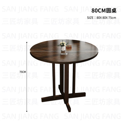 Table and Chair Combination French Retro Booth Sofa Chair Combination Western Restaurant Dining Table and Chair