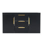 36'' Wall Mounted Bathroom Vanity without Sink, Floating Bathroom Storage Cabinet with 2 Drawers, Solid Wood Bathroom Cabinet