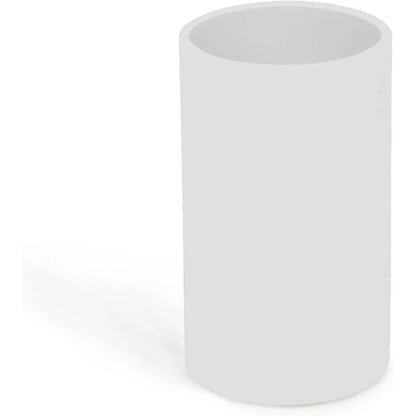 White Round Bathroom Tumbler Accessory