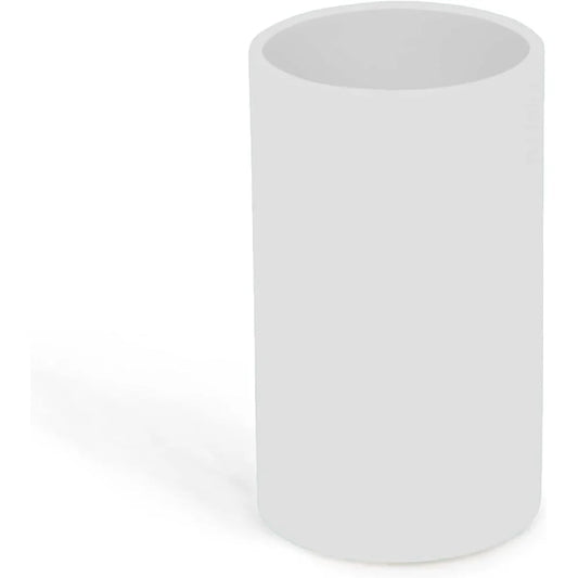 White Round Bathroom Tumbler Accessory