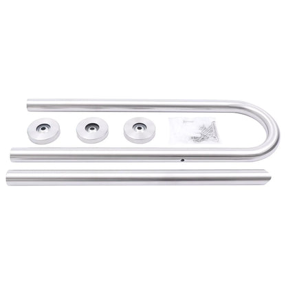 30 Inch Handicap Grab Bars Rails U-Shaped Toilet Handrails Bathroom Safety Bar Hand 304 Stainless Steel