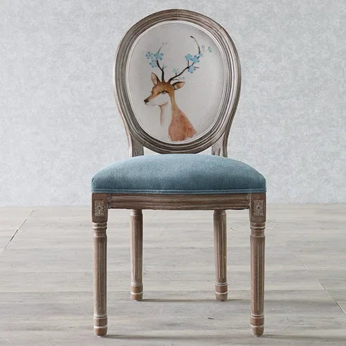 European Retro Dining Chairs Restaurant Old Solid Wood Stool Furniture Diffuse Cafe Hotel New Chinese Designer Fashion Chair