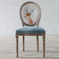 European Retro Dining Chairs Restaurant Old Solid Wood Stool Furniture Diffuse Cafe Hotel New Chinese Designer Fashion Chair