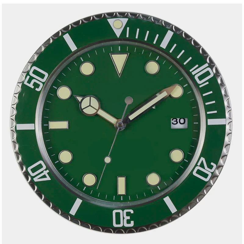 Luxury Creative Wall Clock Modern Metal Design Art Wall Clock Home Large Digital Luminescent Bedroom Decoration Clock