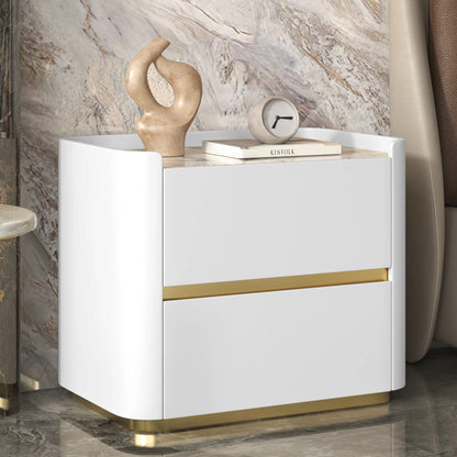 Italian Trendy Premium Night Table Simple Luxury Delicacy Bedside Tables Drawers Storage Table De
