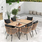 7-Piece All-Weather Rattan Patio Dining Set