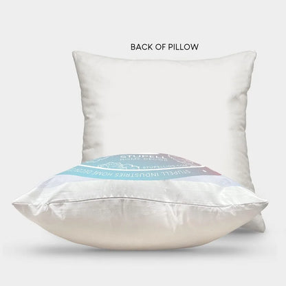 Bold Blue White Modern Botanical Leaf Shapes Design by Susan Jill Throw (Set of 4) Pillow, 18 x 18