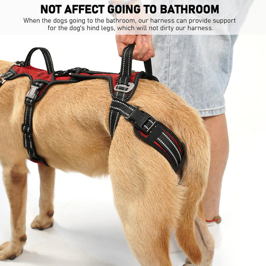 Mobility Dog Lift Harness, Support Sling & Walking Sling for Dogs, Pet Rear Leg Rehabilitation Support Vest, Dog Carrier
