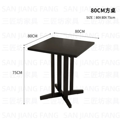 Table and Chair Combination French Retro Booth Sofa Chair Combination Western Restaurant Dining Table and Chair