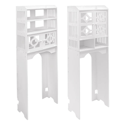 Bathroom Floor Cabinet 4 Tier Over The Toilet Storage Cabinet Bathroom Organizer 48x23x150cm
