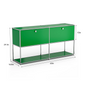 Modern Storage Cabinet Versatile Free-Standing Organizer for Living Room Bedroom and Home Office Bookshelf