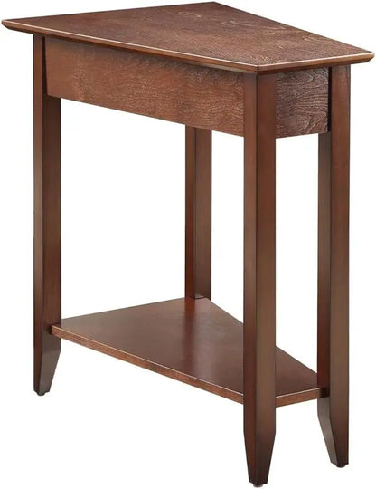 American Heritage Wedge End Table  24L   16W   24H