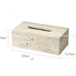 Travertine Bathroom Set Luxury Soap Dish Soap Dispenser Tissue Box Vanity Tray Bathroom Accessories Set