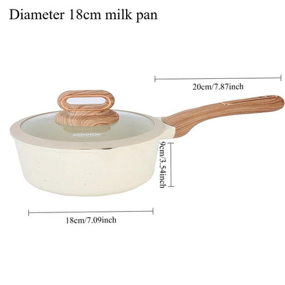 Ceramic Cookware Sets Pots and Pans Set Nonstick  Induction Cookware Kitchen Cooking Set with Frying Pans Set