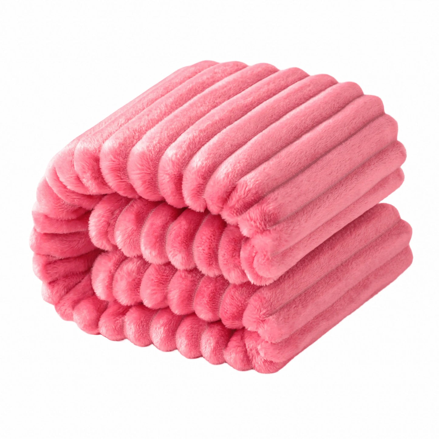 Plush Flannel Fleece Blanket, Soft Lightweight Fuzzy Luxury Bed Blanket for Couch Sofa Bed