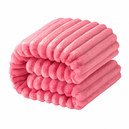 Plush Flannel Fleece Blanket, Soft Lightweight Fuzzy Luxury Bed Blanket for Couch Sofa Bed