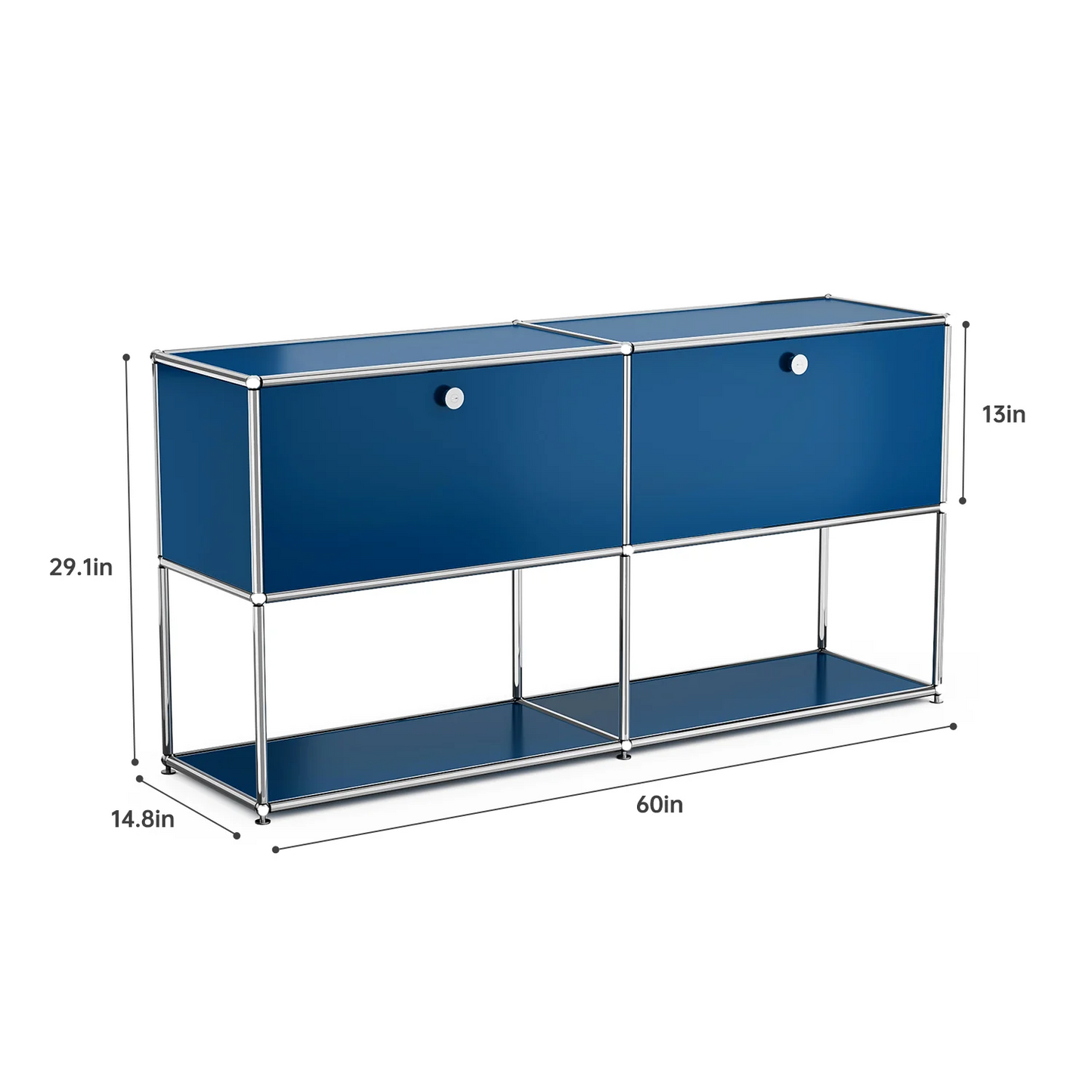 Modern Storage Cabinet Versatile Free-Standing Organizer for Living Room Bedroom and Home Office Bookshelf
