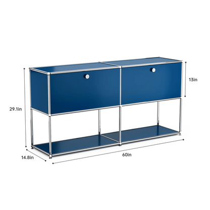 Modern Storage Cabinet Versatile Free-Standing Organizer for Living Room Bedroom and Home Office Bookshelf
