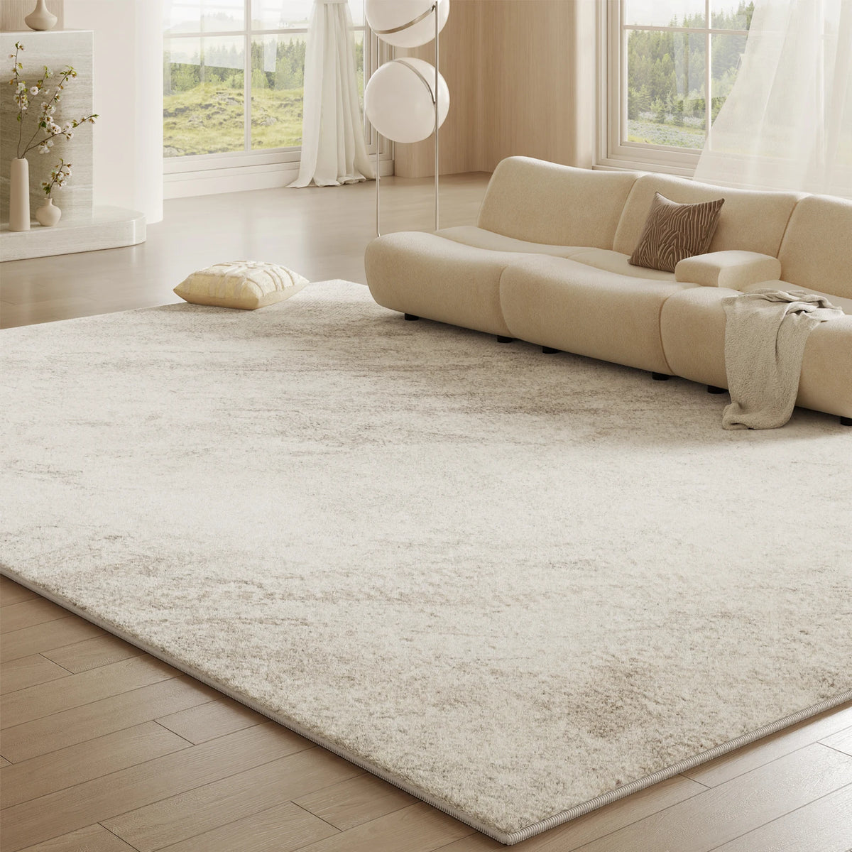 Minimalism Bedroom Decor Marble Carpet Light Luxury Carpets for Living Room Fluffy Soft Plush Floor Mat Home Thick Washable Rug