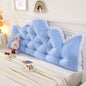 Lace Headboard Soft Cushion Nordic Style Pillow, No Need To Disassemble and Wash Waist Protection Against Tatami Soft Bag