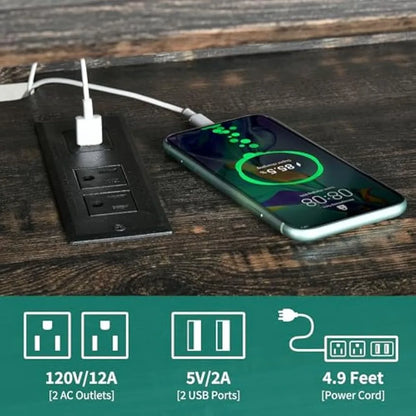 LED TV Stand, Modern Entertainment Center W/Glass Doors Adjustable Storage Shelves, Media Console TV Cabinet for For Living Room