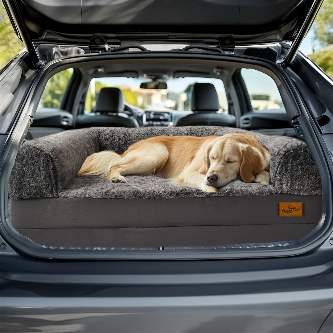 giant Human-Size Giant Dog Bed Foldable Calming Pet Dog Bed Plush Cover Orthopedic