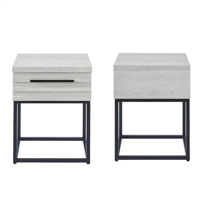 2-Piece Twin Bedroom Set, Plush 3D Upholstered Bed with Nightstand for Cozy Sleep Space
