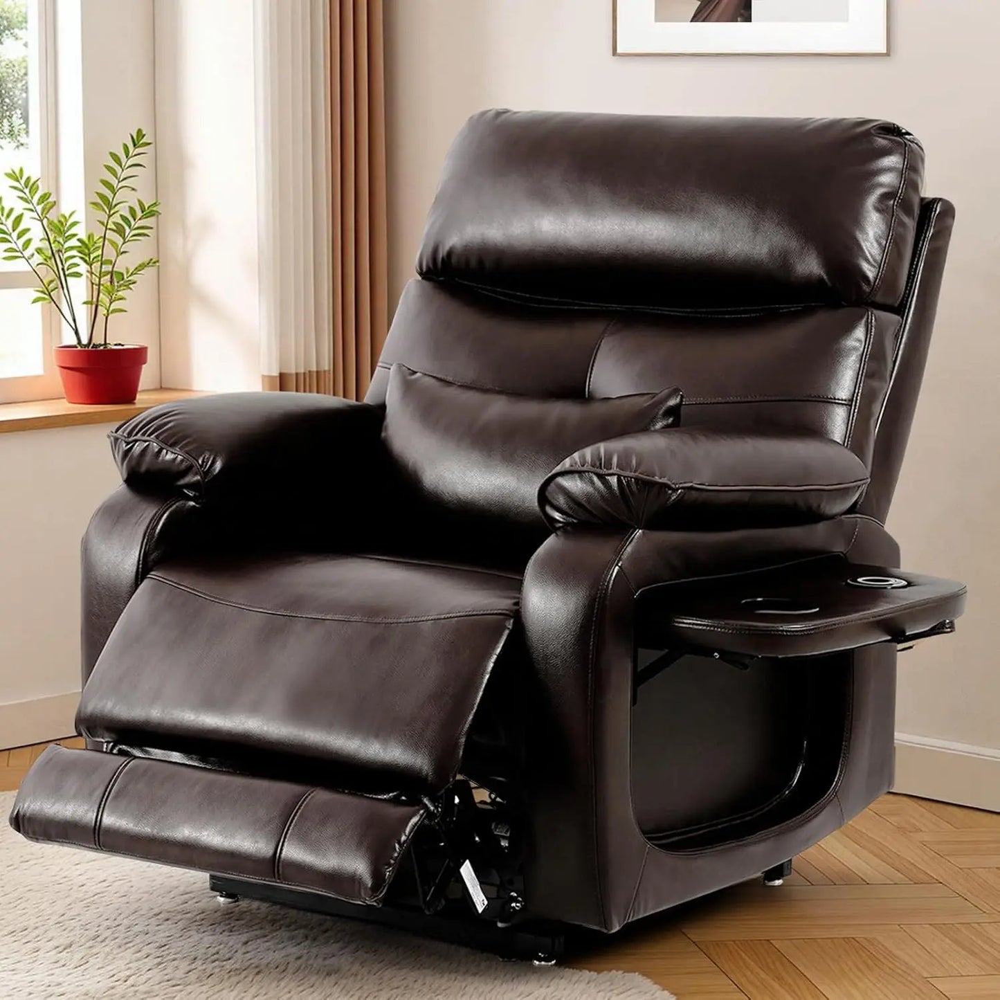 Dual Motor Power Lift Recliner Chair for Adult & Elderly, Infinite Position Lay Flat Lift Chair with Heat &, Customized