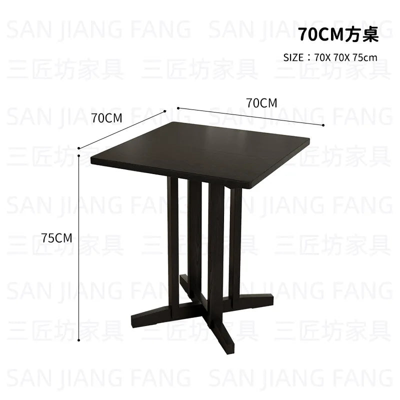 Table and Chair Combination French Retro Booth Sofa Chair Combination Western Restaurant Dining Table and Chair