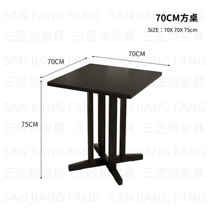 Table and Chair Combination French Retro Booth Sofa Chair Combination Western Restaurant Dining Table and Chair