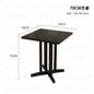 Table and Chair Combination French Retro Booth Sofa Chair Combination Western Restaurant Dining Table and Chair