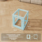 Transparent Pet Fence Indoor Small Dogs Enclosure Free Combination Anti-Escape Puppy Playpen Sturdy Pet Barrier Cage with Door