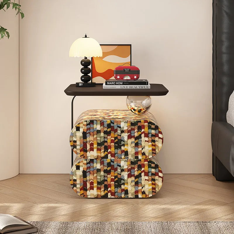Cream Style Bedside Tables Delicacy Creative Drawers Storage Night Table Light Luxury Muebles Para Dormitorio Bedroom Furniture